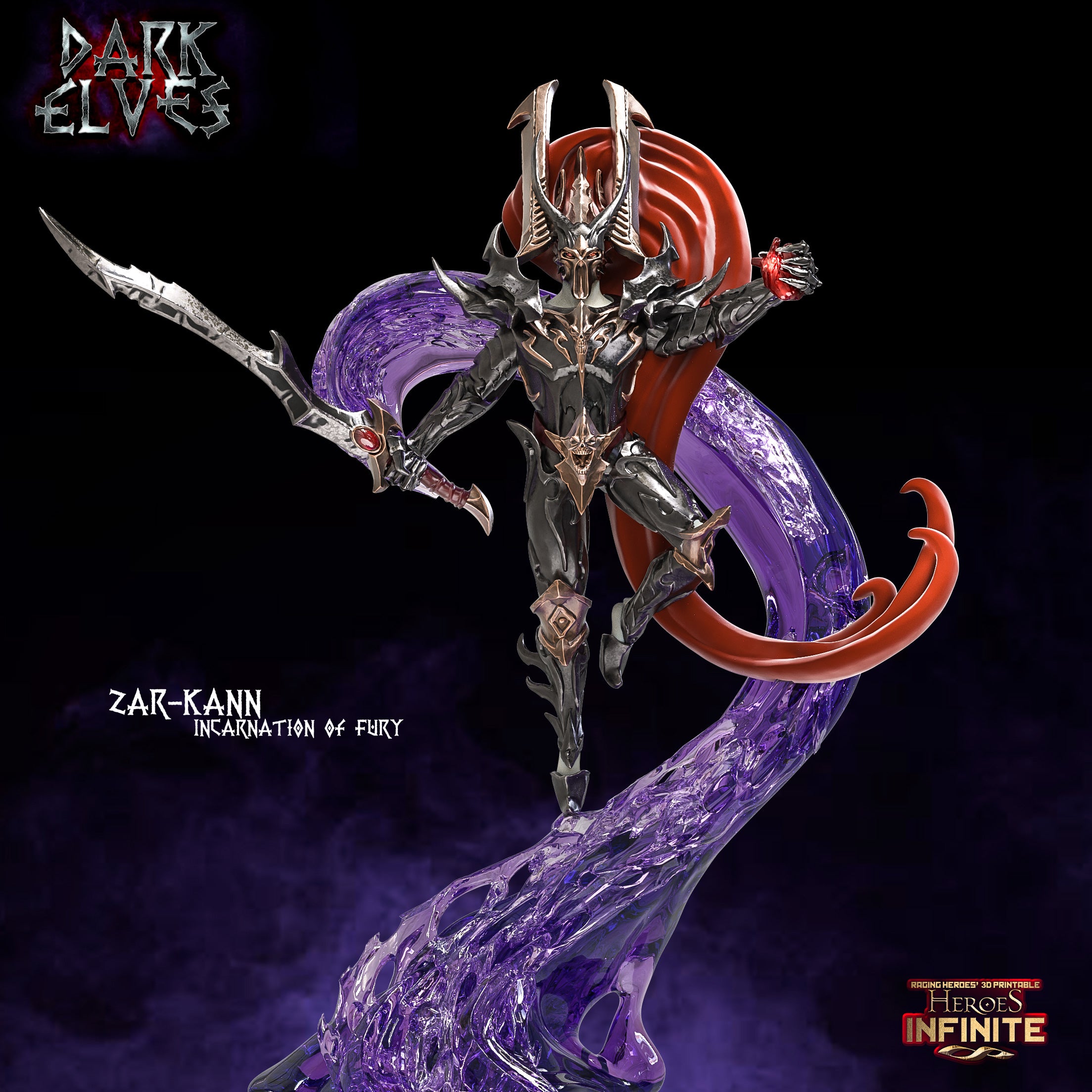 zar-kann incarnation de la fury elfe noires