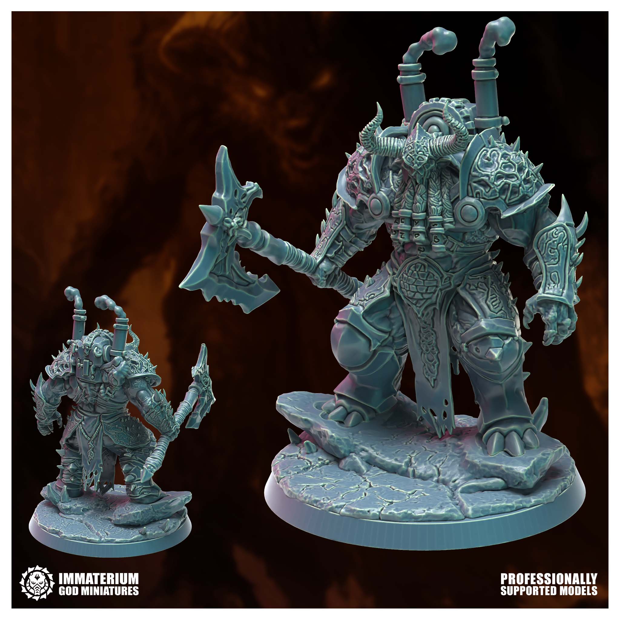 Infernal warlord hauteur 7.7cm