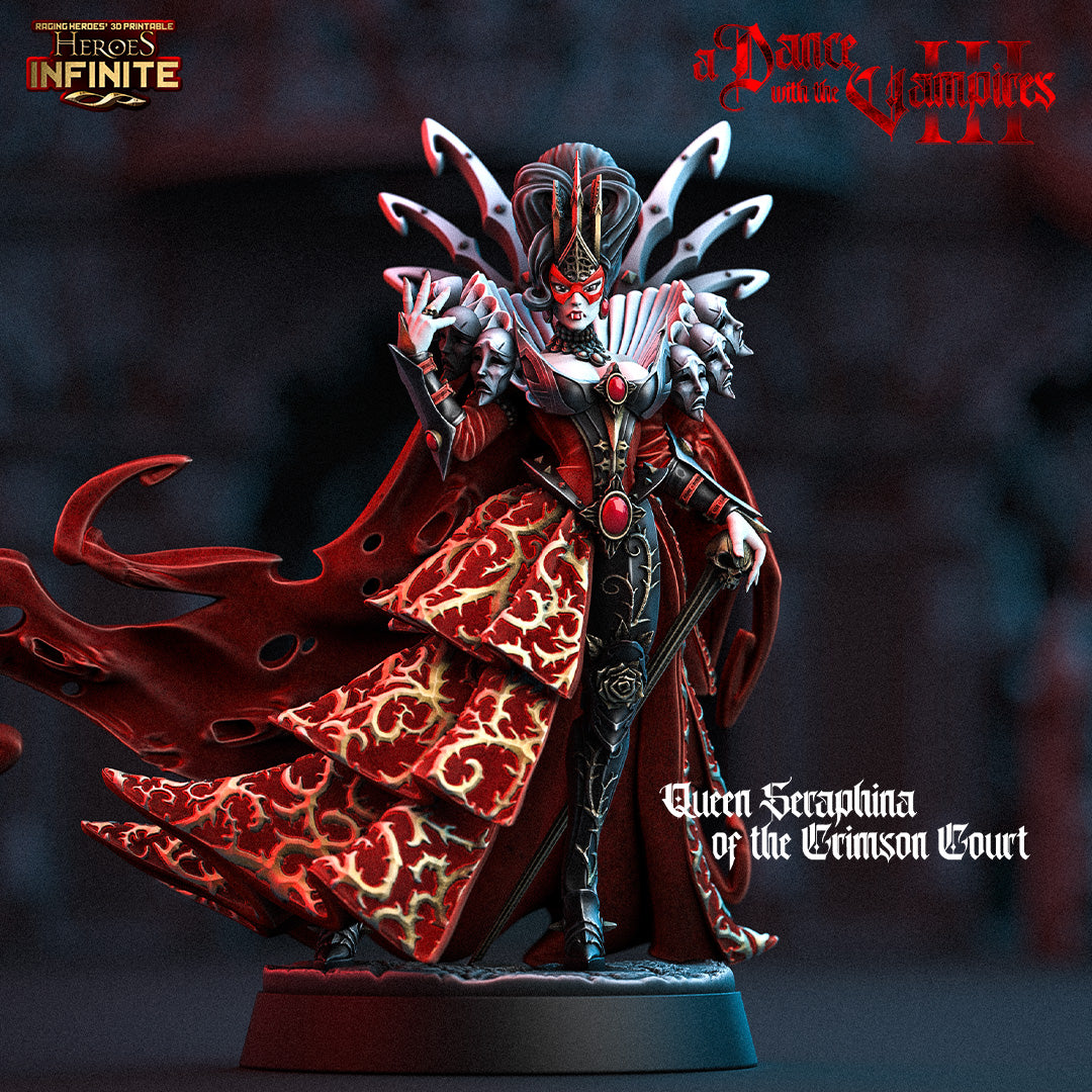 Queen Seraphina of the Crimson Court