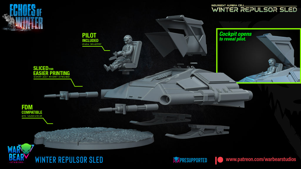 Winter-Repulsor-Schlitten
