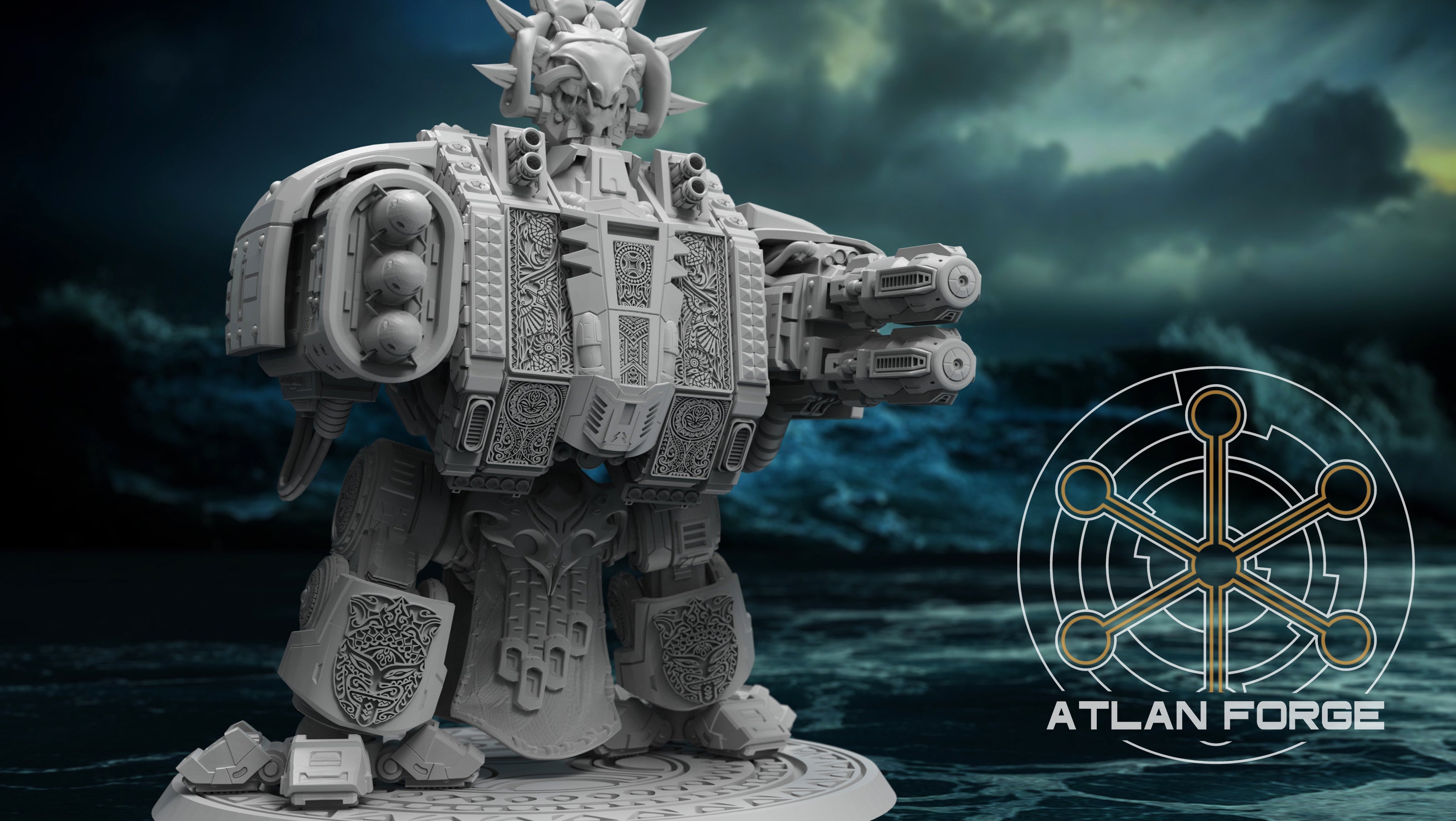 Attlan Forge - Wai Toa - Wandering Ancestor Dreadnought