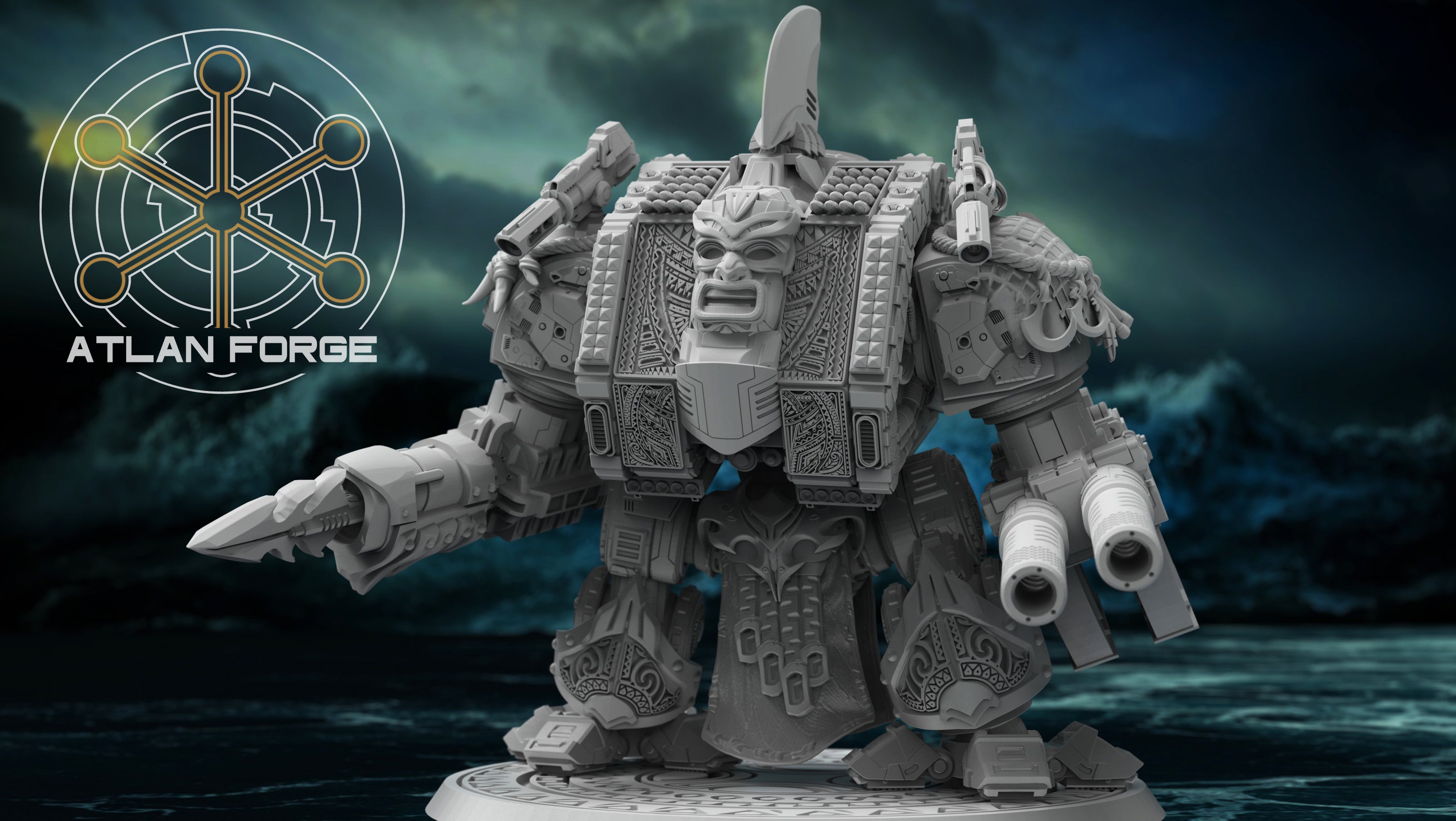 Attlan Forge - Wai Toa - Wandering Ancestor Dreadnought