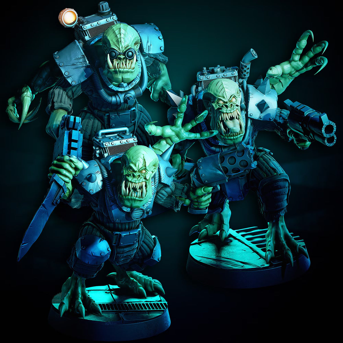 Mutant Hybrid Orcs - Pistol/Melee