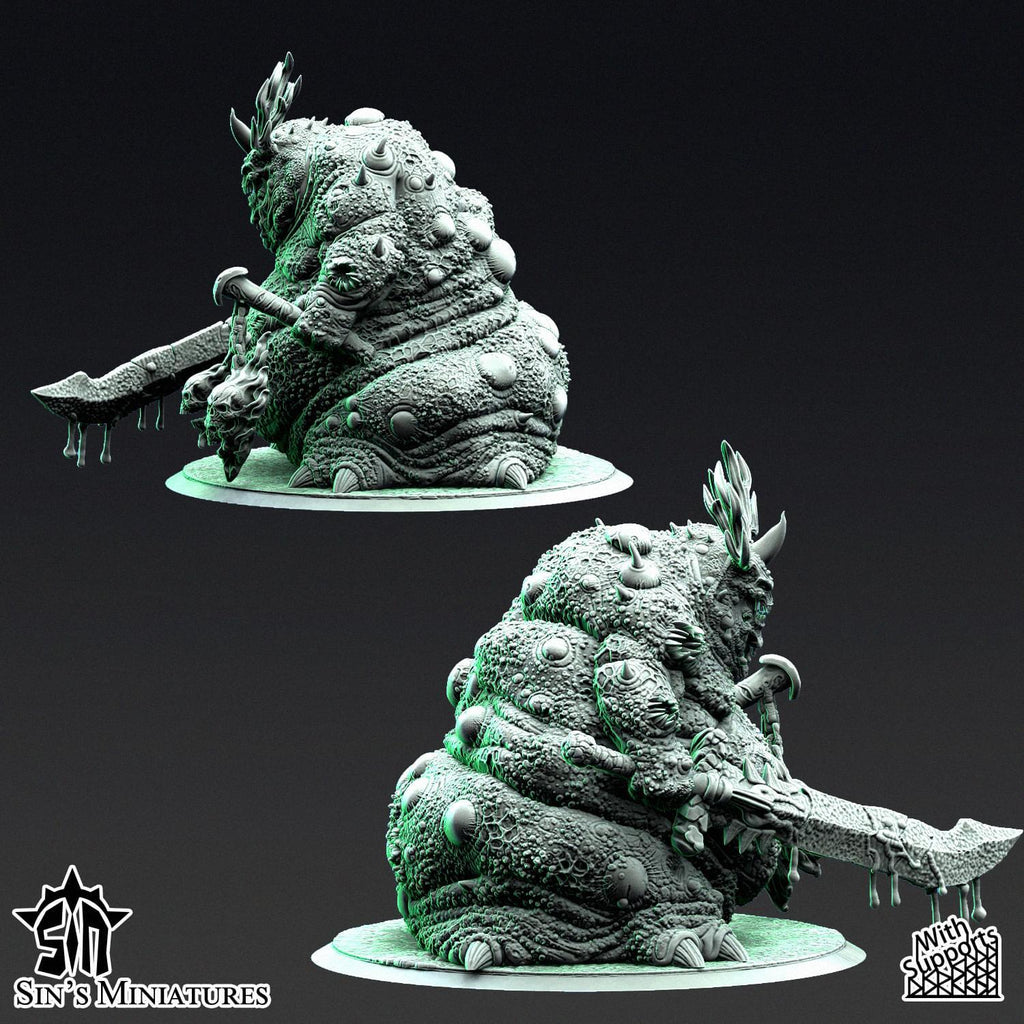 Exalted Greater Daemon of Plague height 12 cm